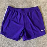Nike Shorts | Brand New! Womens Dri-Fit Soccer Shorts | Color: Purple/White | Size: L