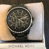 Michael Kors Accessories | Michael Kors Black Watch Mk-6423 | Color: Black | Size: Os