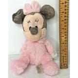 Disney Toys | Disney Minnie Mouse 10 Plush Chime Rattle Pink | Color: Gray/Pink | Size: Small (6-14 In)