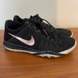 Nike Shoes | Nike Free Tr Training Shoes Black + Rose Gold | Color: Black/Gold | Size: 7