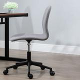 Latitude Run® Modern Adjustable Low Back Office Desk Task Chair Executive Office Chair Upholstered in Gray | Wayfair