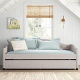Sand & Stable™ Kylan Daybed w/ Trundle Metal in Brown, Size 36.8 H x 65.2 W x 88.2 D in | Wayfair 61E76680287E4A64BDD619C73E6C514C