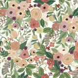 Rifle Paper Co. Floral Pop Wallpaper Burgundy - Ballard Designs
