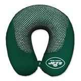 New York Jets Cooling Gel Plush Memory Foam Travel Pillow - Green