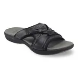 Earth Origins Shyla Women's Slide Sandals, Size: 9.5, Black