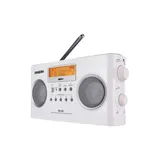 Sangean Digital Portable Stereo Receiver with AM/FM Radio (White)