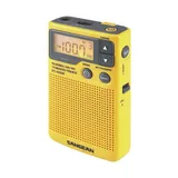 Sangean Digital Am/fm Pocket Radio With Weather Alert, Yellow