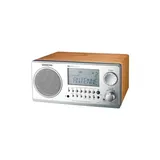 Sangean Brown Digital AM/FM Stereo System with LCD & Alarm Clock (Walnut)