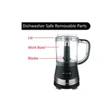 Brentwood Appliances 3-Cup Food Processor (Black)