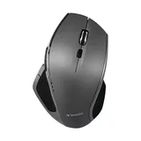 Verbatim Gray Wireless 8 Button Deluxe Blue LED Mouse