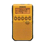 Sangean Yellow AM/FM Weather Alert Pocket Radio