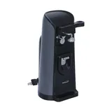 Brentwood Appliances Tall Electric Can Opener With Knife Sharpener And Bottle Opener, Black