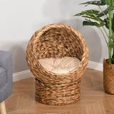 Archie & Oscar™ Esperanza Designer Round/Oval Cat Bed Cotton/Fabric in Brown, Size 24.0 H x 16.5 W in | Wayfair AFA1459CB52D4C2C9E76CE6949D0155A
