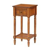 Lark Manor™ Mayall End Table w/ Storage Wood in Brown, Size 28.0 H x 14.0 W x 14.0 D in | Wayfair E5162E4D6E9B41C7BBE2C99729F06E8B