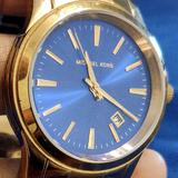 Michael Kors Accessories | Michael Kors Women's Watch Midnight Blue Dial | Color: Blue/Gold | Size: Os