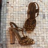 Gucci Shoes | Gucci Jacqueline Sandals | Color: Brown/Gold | Size: 6.5
