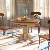 Foundstone™ Agrihan Extendable Solid Wood Dining Table Wood in Brown, Size 30.0 H in | Wayfair LOON7224 32733119