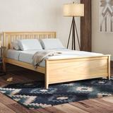 Bolin Solid Wood Platform Bed by Harriet Bee kids Wood in Gray, Size 36.75 H x 57.75 W x 81.5 D in | Wayfair 3BC4FF48CF954BD697CB567245BFFD09