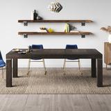 Willa Arlo™ Interiors Una Extendable Dining Table Wood/Metal in Brown, Size 30.0 H in | Wayfair B2C18CE98D9740E5BE7C6139B9B51DF1