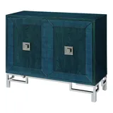 Cobalt Blue 2-Door Storage Cabinet