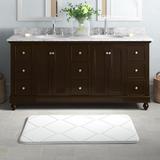 Lark Manor™ Aguilera 72" Double Bathroom Vanity Set Marble, Solid Wood in Brown, Size 72.0 W x 23.0 D in | Wayfair F40FE83FB6324DD3A0ECF4282F954AE1
