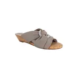 Impo Sand Rexine Slide Sandals with Memory Foam