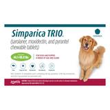 Simparica Trio For Dogs 44.1-88 Lbs (Green) 6 Chews