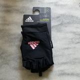 Adidas Accessories | Adidas Athletic Gloves | Color: Black/Pink | Size: Large