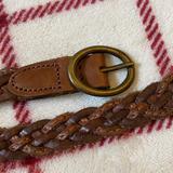 American Eagle Outfitters Accessories | Ae Braided Leather Belt | Color: Brown | Size: Os