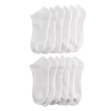 Men's GOLDTOE 12-pack Active No-Show Socks, Size: 6-12, White