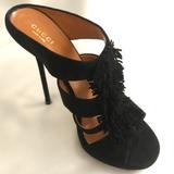 Gucci Shoes | Gucci Black Scamosciato Suede Sandals | Color: Black | Size: 7.5