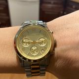 Michael Kors Jewelry | Michael Kors Fashion Watch Two Tone. Goldsilver | Color: Gold/Silver | Size: 37mm