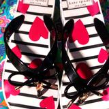 Kate Spade Shoes | Kate Spade Platform Flip Flops | Color: Black/Pink | Size: 7