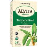 Turmeric Root Tea Organic, 24 Tea Bags, Alvita Tea