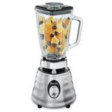 Oster® Classic Series Heritage Blender w/ 5-Cup Glass Jar, Stainless Steel in Gray, Size 14.1 H x 8.8 W x 10.4 D in | Wayfair 2107239