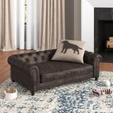 Three Posts™ Larock Anti-Anxiety Design Dog Sofa Polyester in Gray, Size 14.0 H x 44.5 W x 27.5 D in | Wayfair 0C36280886E54B75AB262BC20BBD588A