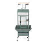 Prevue Pet Products Signature Select Series Wrought Iron Bird Cage in Sage, Small, Green