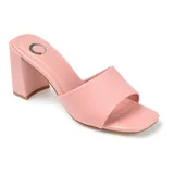 Journee Collection Alisia Women's High Heel Sandals, Size: 9.5, Pink
