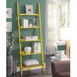 Convenience Concepts Bookcases & Bookshelves Yellow - Yellow American Heritage Ladder Bookcase