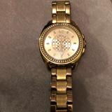Coach Accessories | Coach Rose Gold Crystal Bracelet Watch W Box | Color: Gold/Red | Size: 9