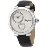 Cuore Quartz Silver Dial Watch - Metallic - Ferragamo Watches