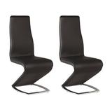 Orren Ellis Dumel 5 Piece Dining Set Glass/Metal/Upholstered Chairs in Black/Gray, Size 29.92 H in | Wayfair 49913E10CBF04C26BF33F8C56586FF01