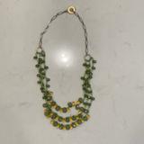 Anthropologie Jewelry | Anthropologie Necklace. | Color: Green/Yellow | Size: 22 Total Length.