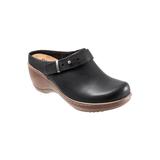 Wide Width Women's Marquette Mules by SoftWalk in Black (Size 10 1/2 W)