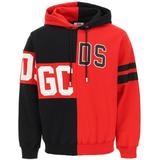 Hoodie With Logo Mix S Cotton - Red - Gcds Sweats