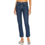 Kate Low Rise Slim Crop - Blue - GRLFRND Jeans