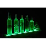 Armana Productions 3' LED Liquor Shelf w/ Wall Mount Kit Other in Black, Size 0.75 H x 36.0 W x 4.5 D in | Wayfair 3LSB