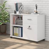 Inbox Zero Gracie 2-Drawer Lateral Filing Cabinet Wood in White, Size 25.98 H x 31.49 W x 15.74 D in | Wayfair 3E837DB2010E429080B6639704241A45