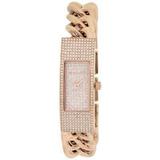 Michael Kors Accessories | Michael Kors Hayden Rose Mk3307 Crystal Pave Watch | Color: Gold/Pink | Size: Os