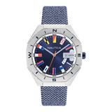 Nautica Men's Nautica Loves The Ocean Sustainable Flag-Embellished Watch Multi, OS